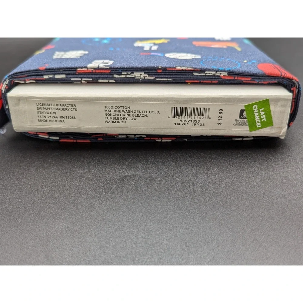 9 Yard Lot Star Wars Theme Navy Blue Cotton JOANN Fabric Material - 44 in Wide